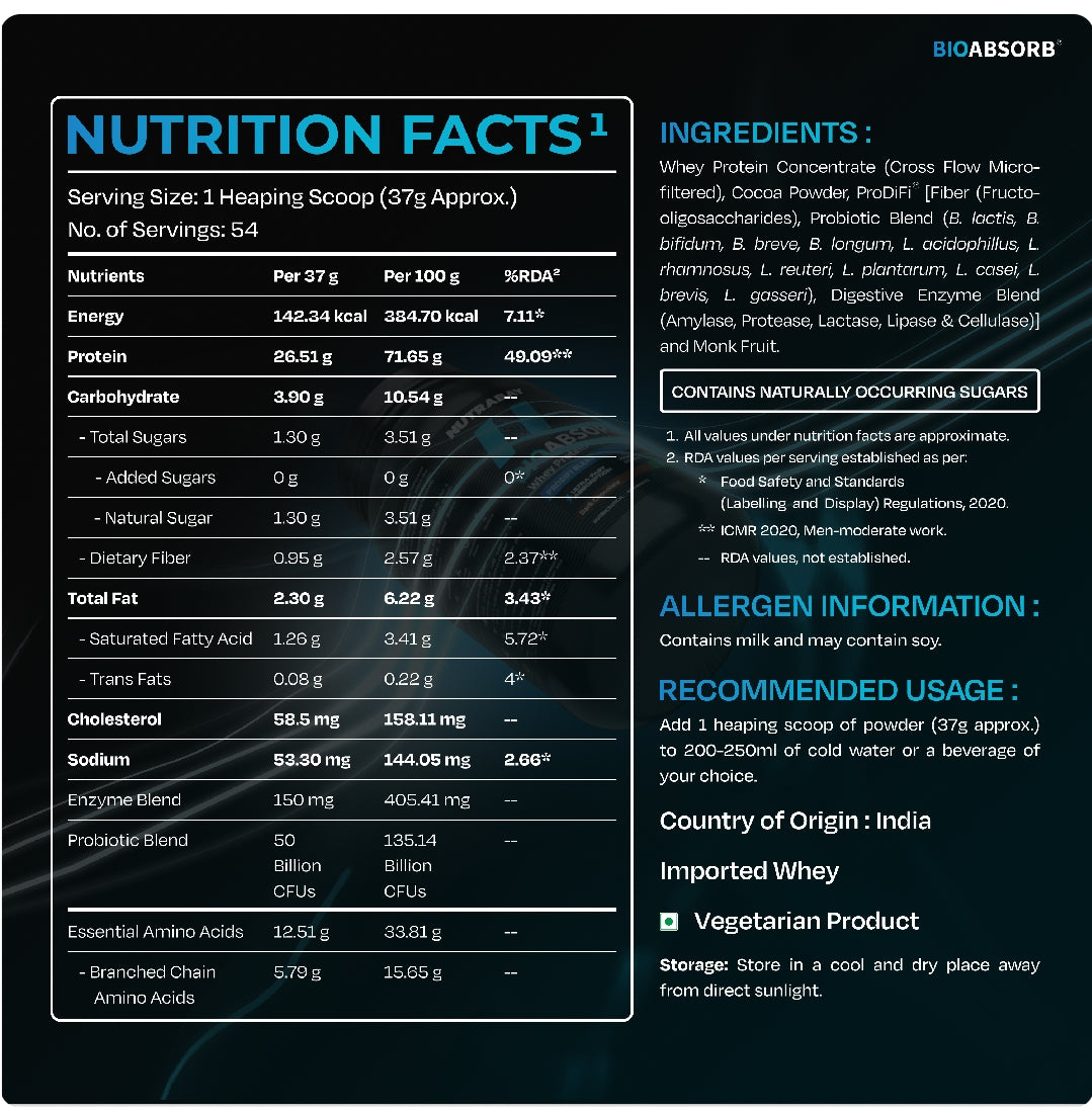 Nutrabay BioAbsorb Whey Protein