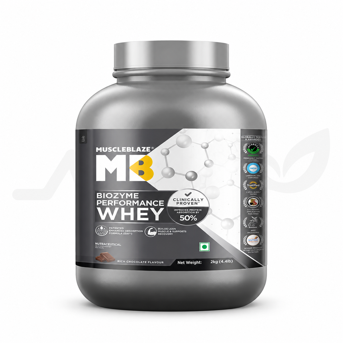 MuscleBlaze Biozyme Performance Whey — front view