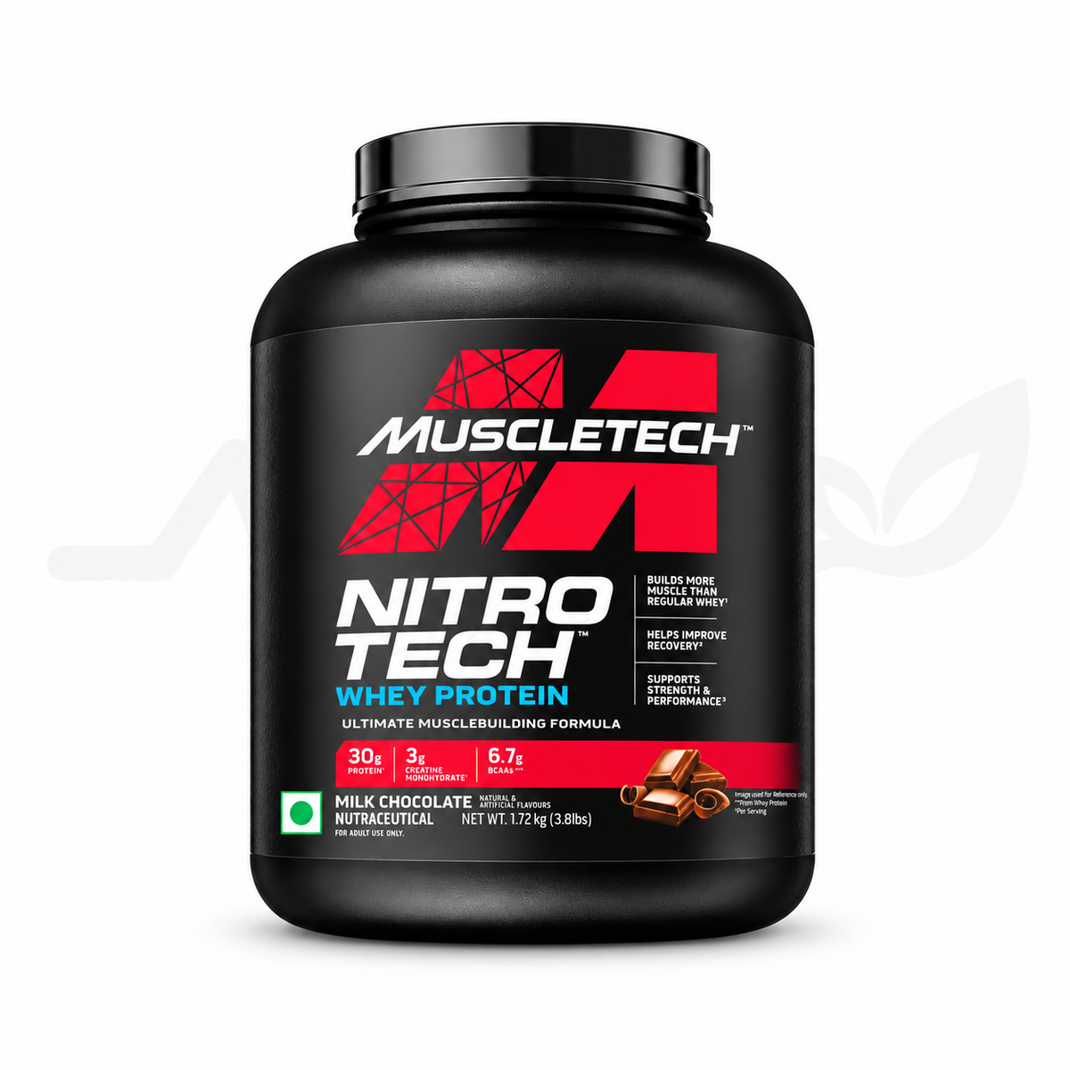 MuscleTech Nitro-Tech Whey — front view
