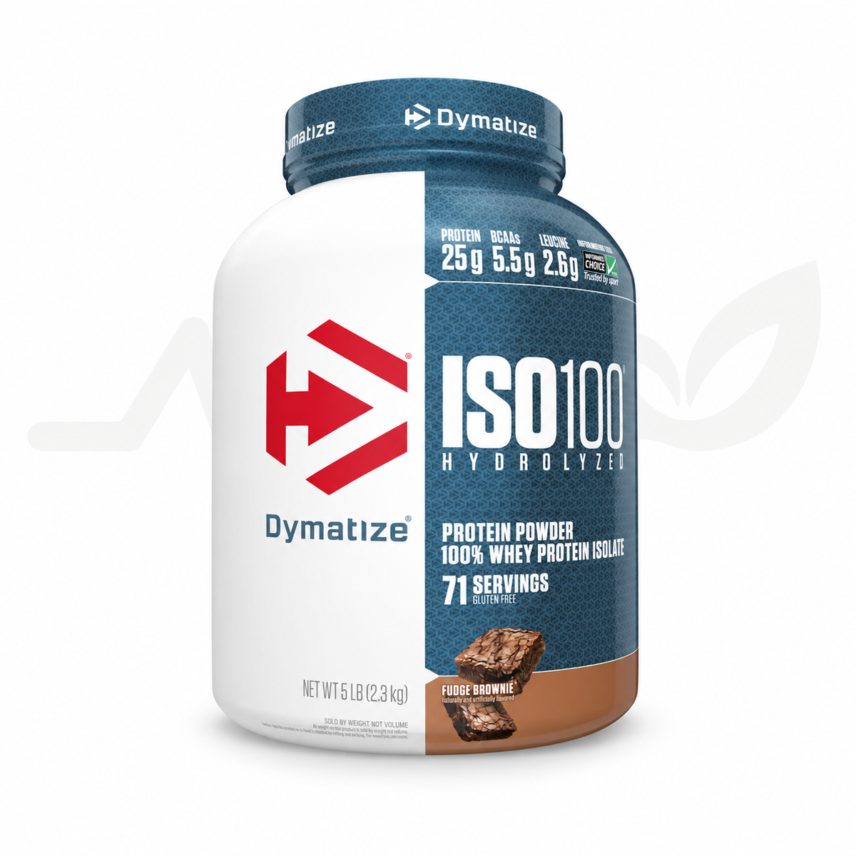 Dymatize ISO100 Fudge Brownie 5 lb — front