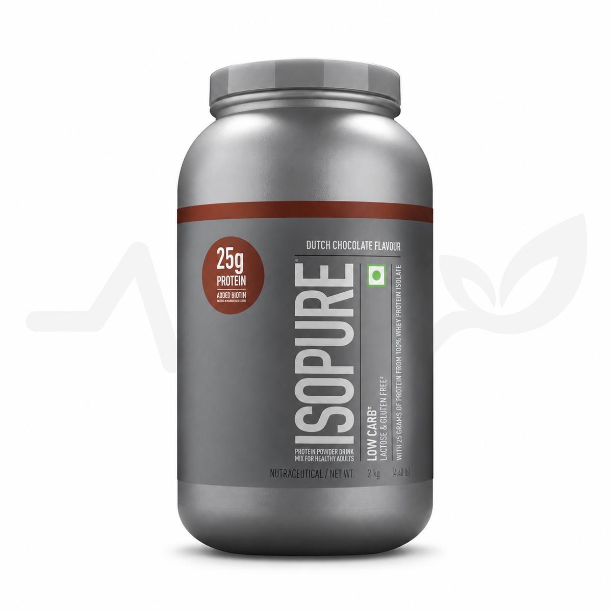 Isopure Low Carb Whey Protein Isolate — front view