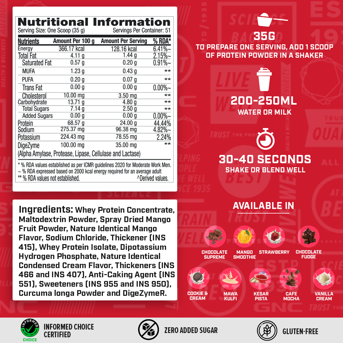 GNC Pro Performance 100% Whey